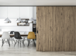 Sliding wood door system Lite+ mounting on ceiling