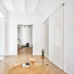Sliding wood door system Lite+ Wood for wall mounting