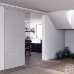 Sliding glass door system Lite+ for wall mounting