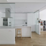 Sliding glass door system Lite+ for dropped ceiling
